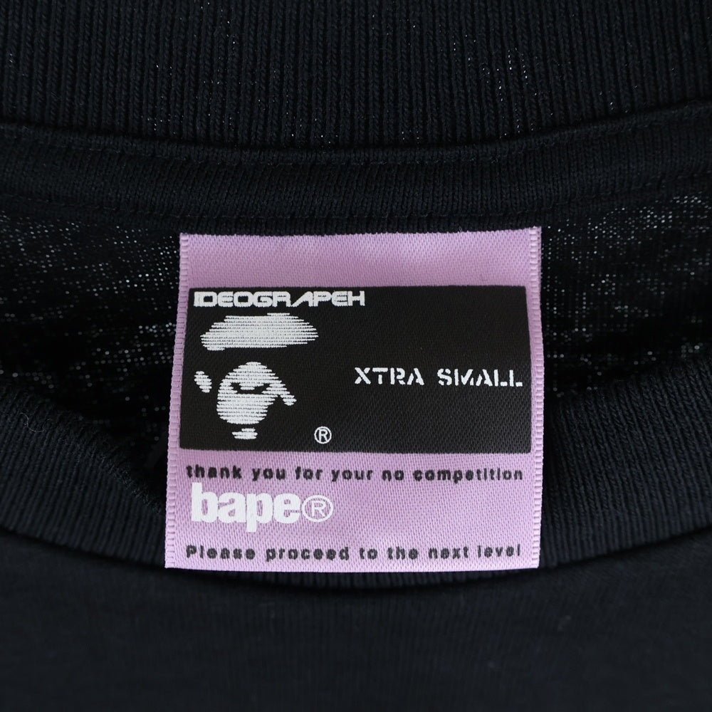 A BATHING APE(アベイシングエイプ) 90s 国旗デザインロゴプリントTシャツ ドイツ クルーネック半袖Tシャツ ブラック/ブラウン/レッド/イエロー