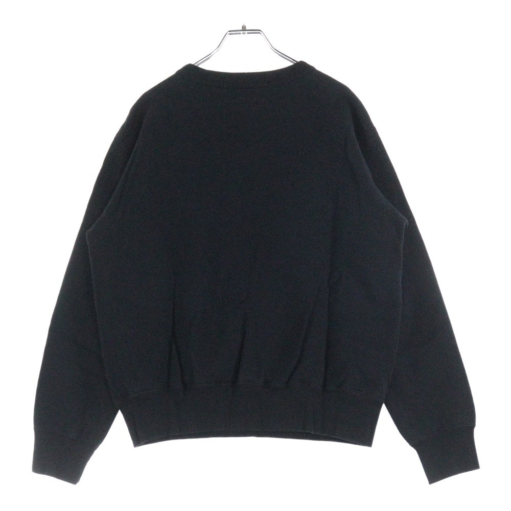 A BATHING APE(アベイシングエイプ) 90s BAPE HEADS ロゴプリントスウェットシャツ ブラック