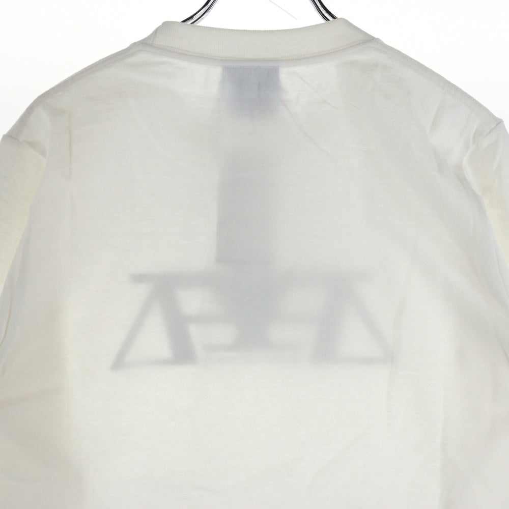 A BATHING APE(アベイシングエイプ) 90s BUSY WORKS ロゴプリント L/S Tシャツ クルーネック長袖Tシャツ ホワイト