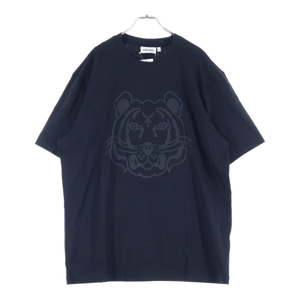 KENZO(ケンゾー) Climbing Tiger Cotton T-Shirt タイガー刺繍 半袖Tシャツ ブラック FC55TS082CSB