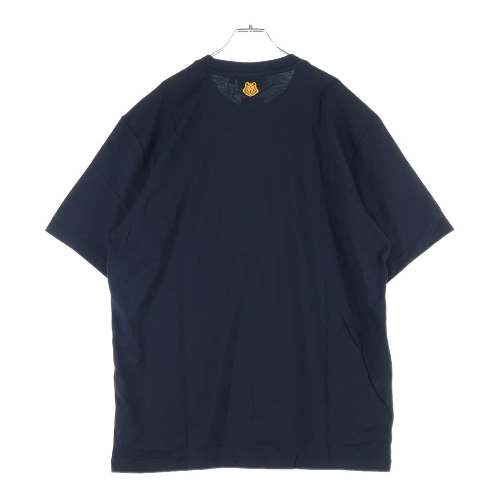KENZO(ケンゾー) Climbing Tiger Cotton T-Shirt タイガー刺繍 半袖Tシャツ ブラック FC55TS082CSB