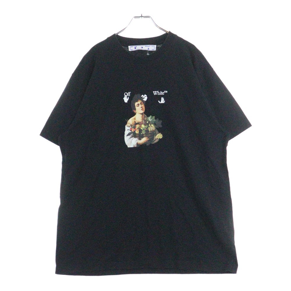 OFF-WHITE(オフホワイト) 21SS Caravaggio Hand T-shirt カラヴァッジョ ハンド 半袖Tシャツ ブラック OMAA038S21JER006