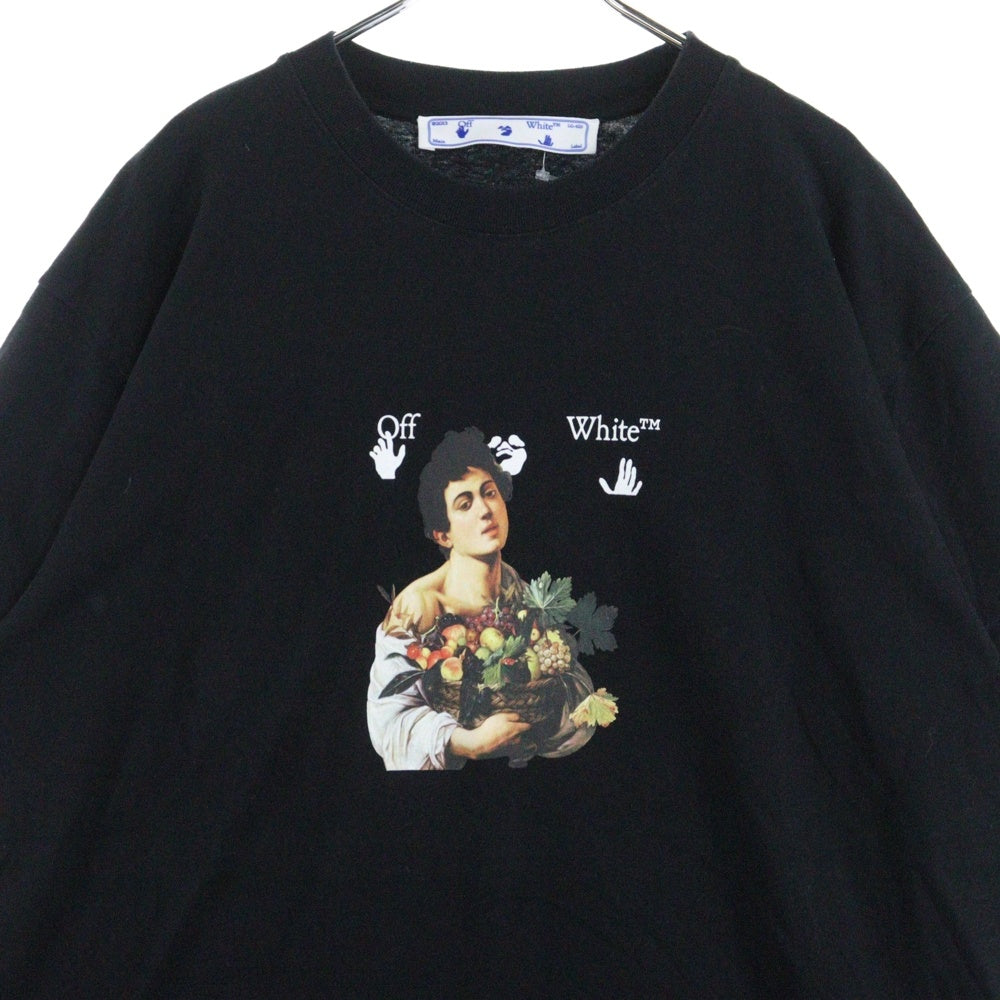 OFF-WHITE(オフホワイト) 21SS Caravaggio Hand T-shirt カラヴァッジョ ハンド 半袖Tシャツ ブラック OMAA038S21JER006