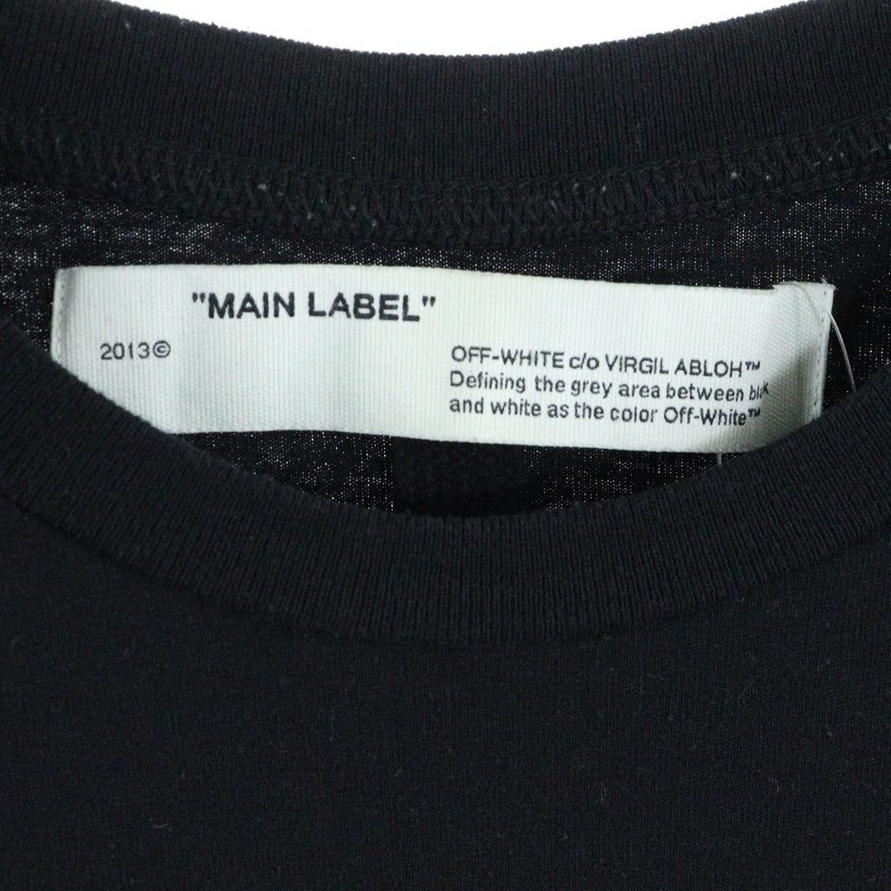 OFF-WHITE(オフホワイト) 19AW Maria de Silva T-shirt マリア デ シルヴァ 半袖Tシャツ ブラック OMAA027E19185005