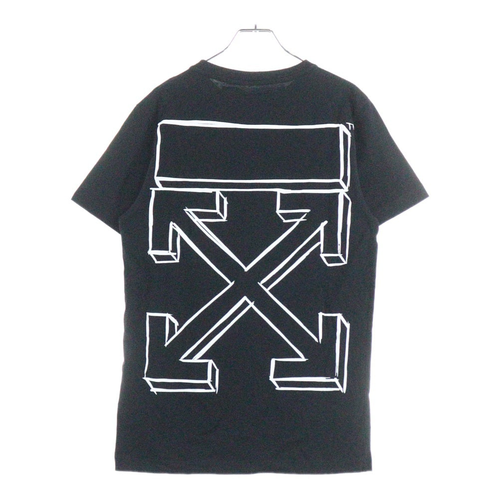 OFF-WHITE(オフホワイト) 18AW Maker Arrows T-shirt 半袖Tシャツ ブラック OMAA027E18185024