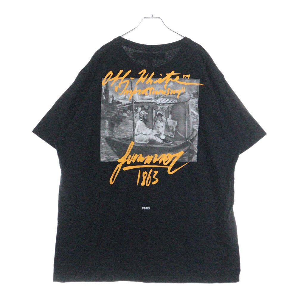 OFF-WHITE(オフホワイト) 19SS Summer Over T-shirt オーバーサイズ半袖Tシャツ ブラック OMAA038R19185009