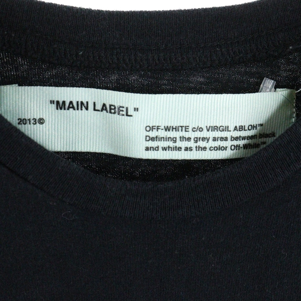 OFF-WHITE(オフホワイト) 18AW Diag Gradient L/S T-Shirt 長袖Tシャツ ブラック OMAB001F18185005