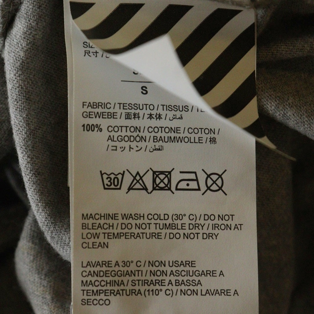 OFF-WHITE(オフホワイト) 18AW Yellow Arrows T-Shirt 半袖Tシャツ グレー OMAA027E18185025