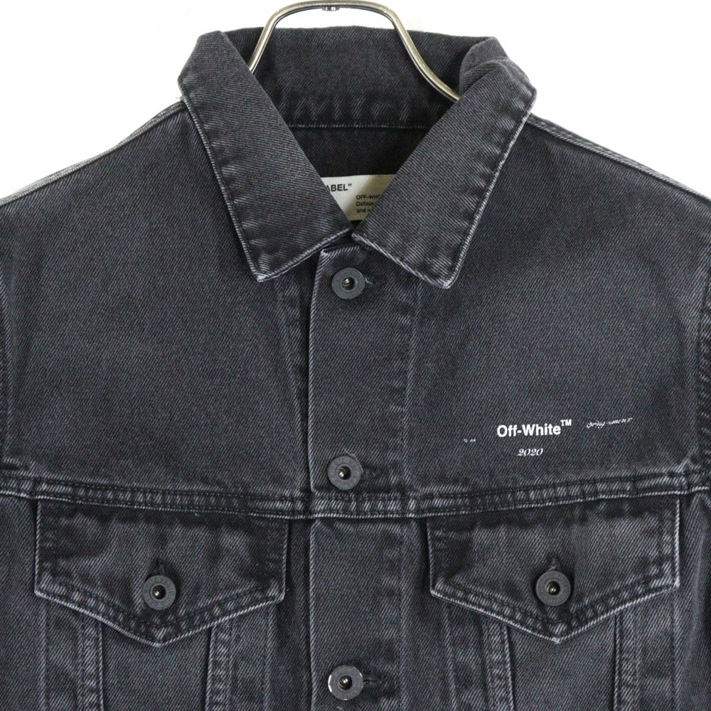 OFF-WHITE(オフホワイト) 20SS Tape Arrow Denim Jacket デニムジャケット ブラック OMYE005R20E54002