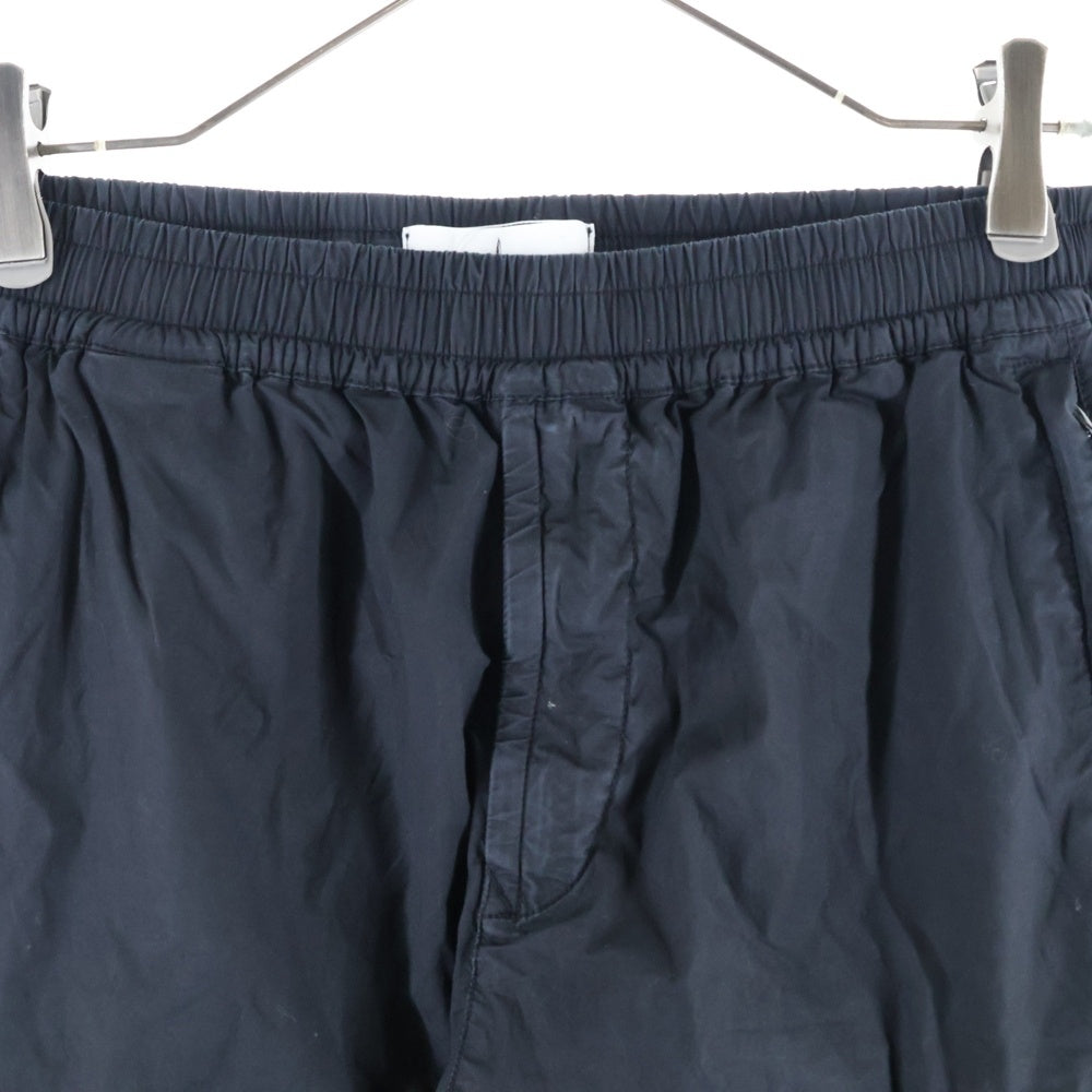 STONE ISLAND(ストーンアイランド) RE-T Cargo Pants ロゴワッペン ストレッチカーゴパンツ ブラック 721531403