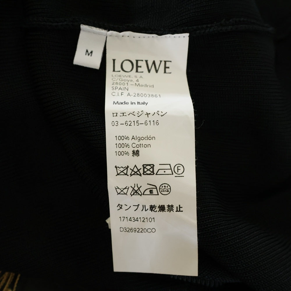 LOEWE(ロエベ) Fringe Knit Tops フリンジ ニットトップス ブラック レディース D3269220CO