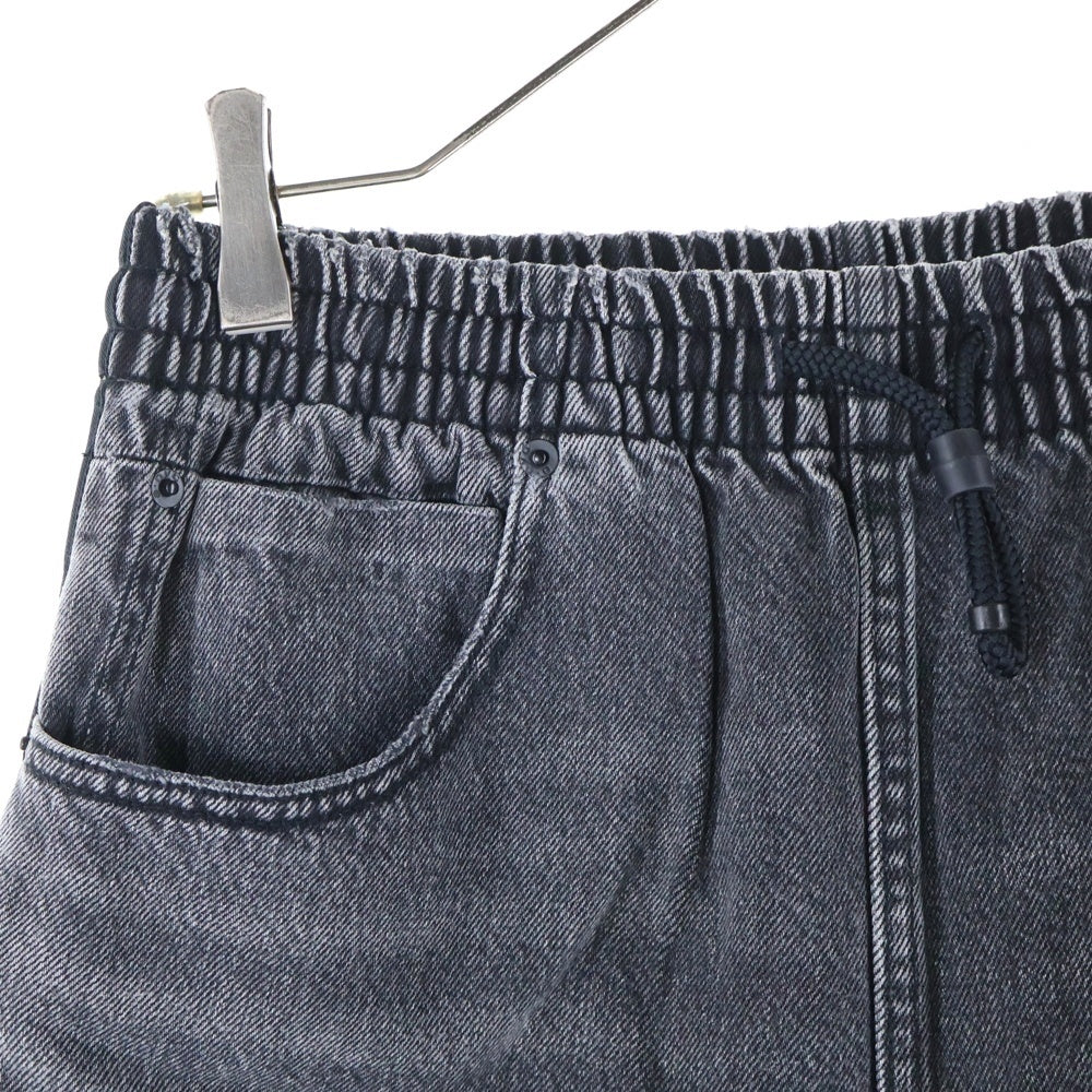 ALEXANDER WANG(アレキサンダーワン) Track Denim Pants サイドロゴ デニムパンツ ジーンズ グレー