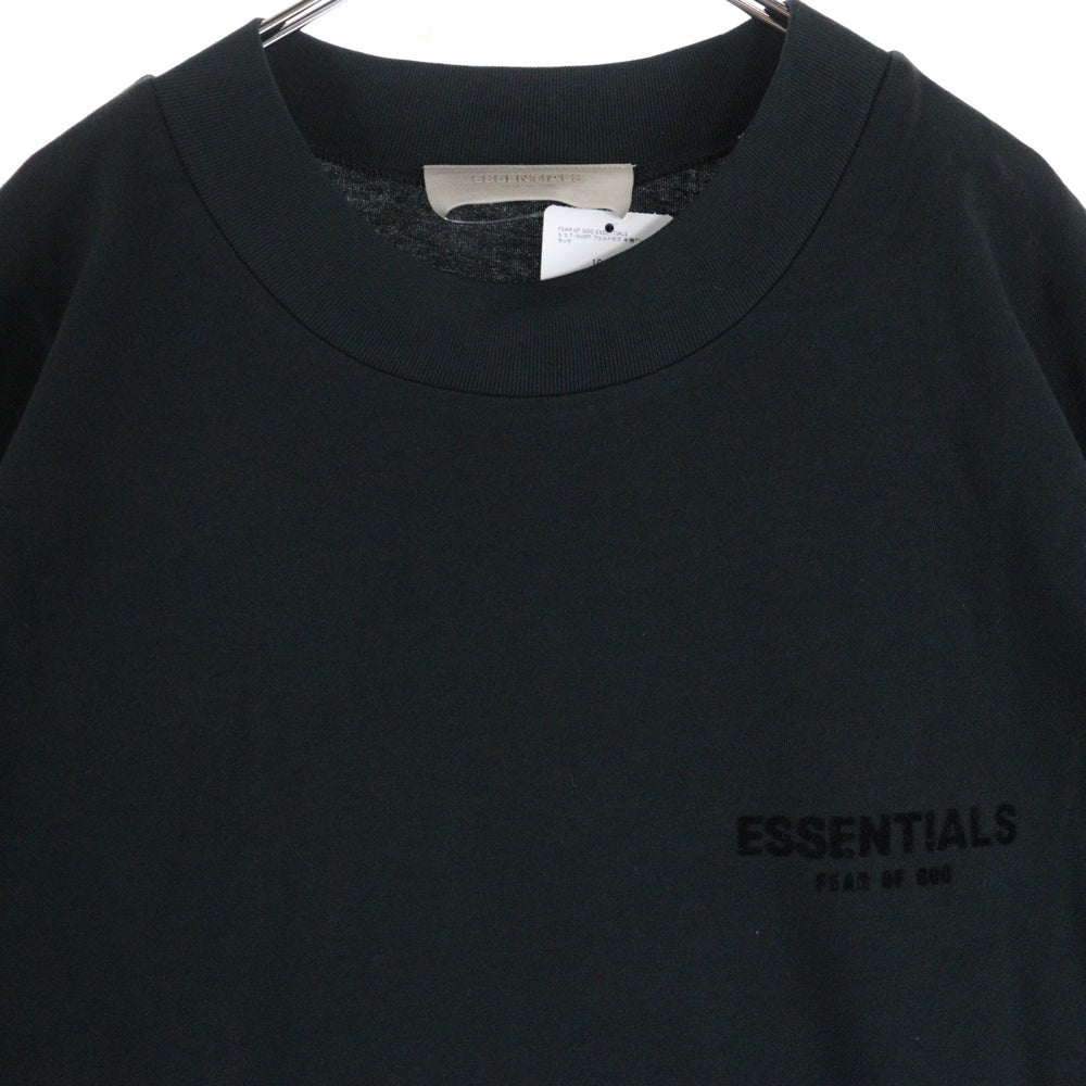 FEAR OF GOD ESSENTIALS(フィアオブゴッド エッセンシャルズ) S/S T-SHIRT フェルトロゴ 半袖Tシャツ ブラック