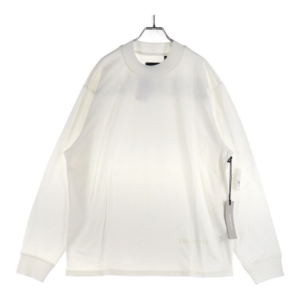 FEAR OF GOD ESSENTIALS(フィアオブゴッド エッセンシャルズ) L/S T-SHIRT バックロゴ長袖Tシャツ ロンT ホワイト