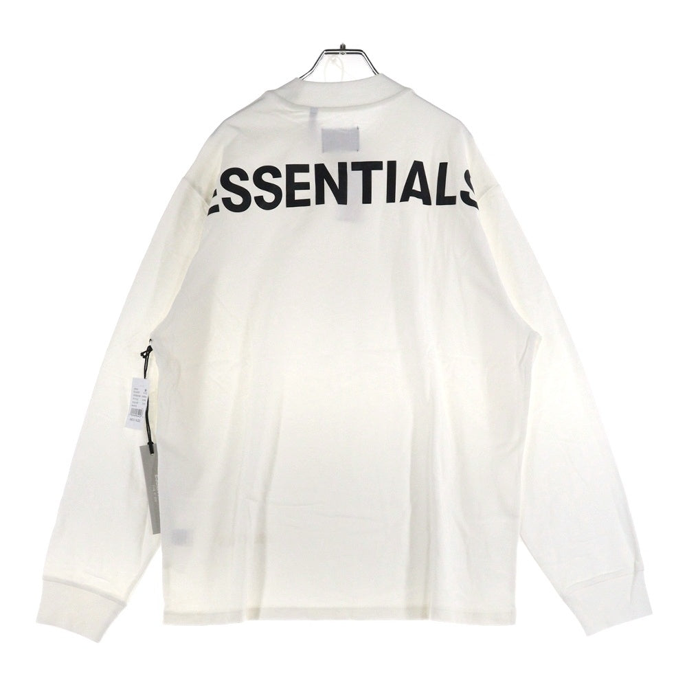 FEAR OF GOD ESSENTIALS(フィアオブゴッド エッセンシャルズ) L/S T-SHIRT バックロゴ長袖Tシャツ ロンT ホワイト