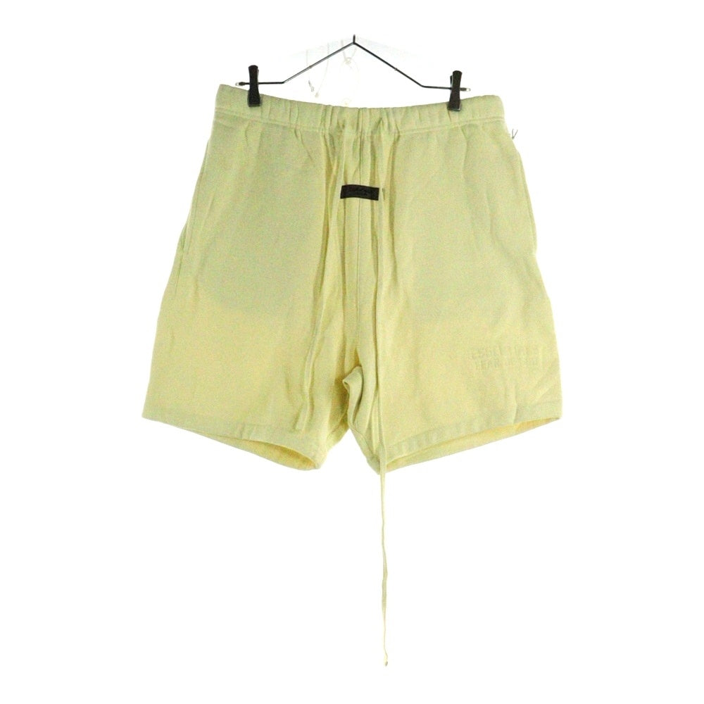 FEAR OF GOD ESSENTIALS(フィアオブゴッド エッセンシャルズ) SHORT PANTS フェルトロゴ スウェットハーフパンツ ショーツ イエロー
