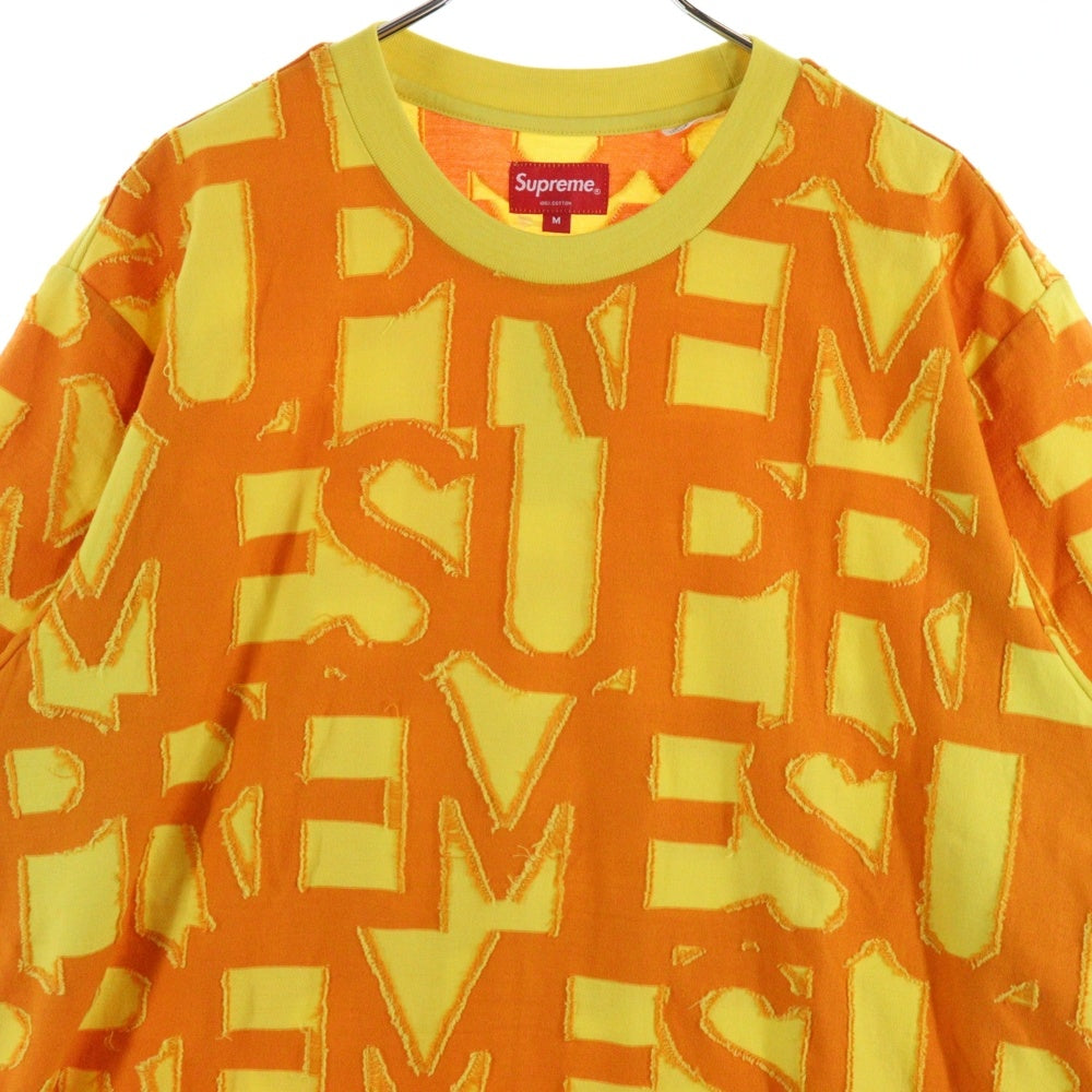 SUPREME(シュプリーム) 20SS Spellout S/S Top スペルアウト 半袖Tシャツ イエロー