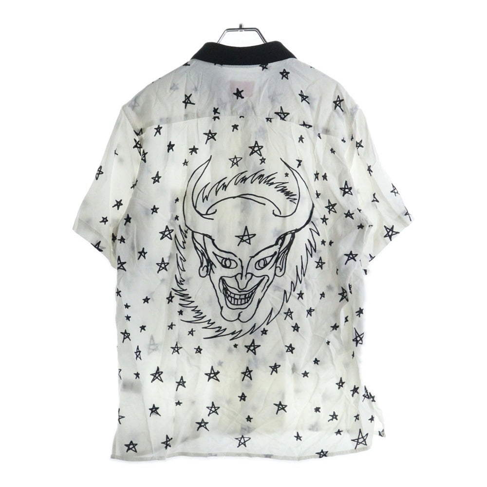 SUPREME(シュプリーム) 18SS Devil Rayon Shirt デビル スター レーヨン半袖シャツ ホワイト