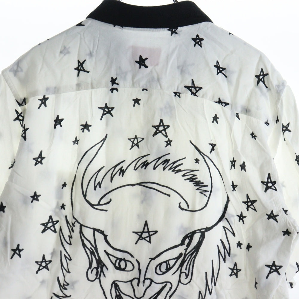 SUPREME(シュプリーム) 18SS Devil Rayon Shirt デビル スター レーヨン半袖シャツ ホワイト
