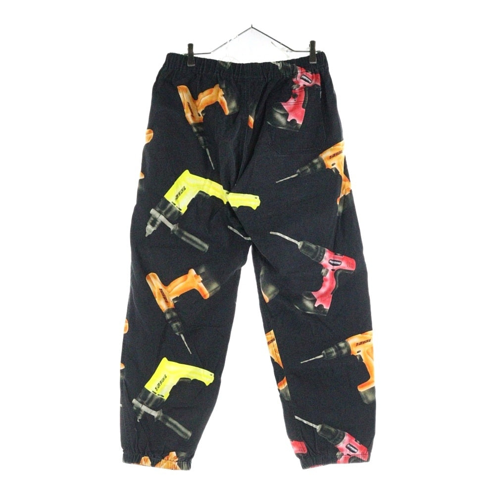 SUPREME(シュプリーム) 19SS Drills Skate Pant ドリル総柄 スケートパンツ ブラック