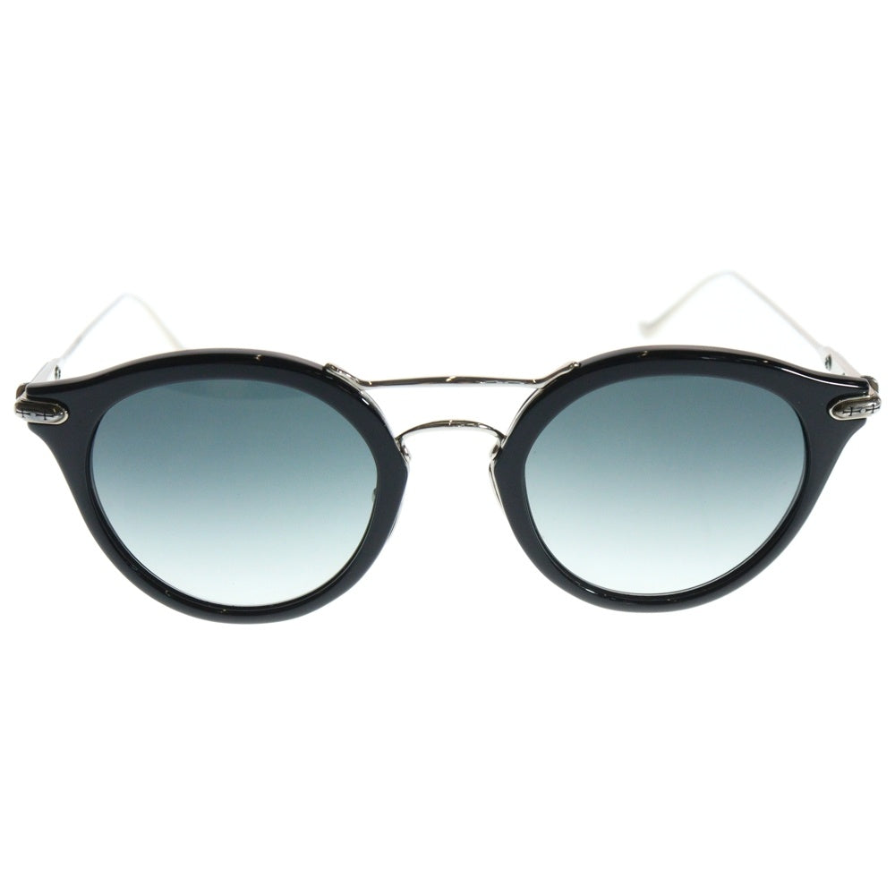 CHROME HEARTS(クロムハーツ) EVAGASABLELISTIC シルバーテンプル ボストンフレーム カラーレンズ サングラス メガネ 眼鏡 ブラック/シルバー