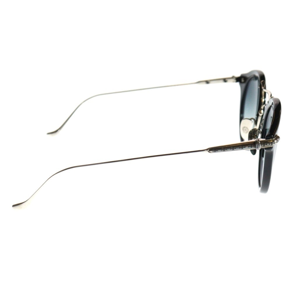 CHROME HEARTS(クロムハーツ) EVAGASABLELISTIC シルバーテンプル ボストンフレーム カラーレンズ サングラス メガネ 眼鏡 ブラック/シルバー