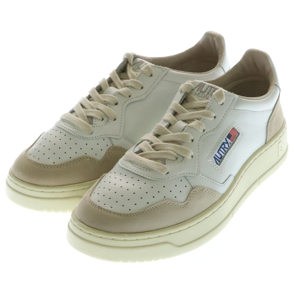AUTRY(オートリー) Medalist Low Leather メダリスト レザーローカットスニーカー EU41 AULM-LS33 ホワイト/ベージュ