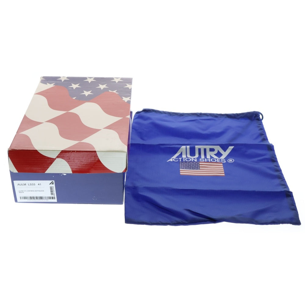 AUTRY(オートリー) Medalist Low Leather メダリスト レザーローカットスニーカー EU41 AULM-LS33 ホワイト/ベージュ