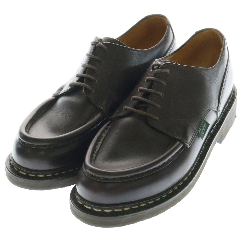 PARABOOT(パラブーツ) VILLANDRY ヴィランドリー Uチップレザーレースアップシューズ FR6.5 230213 ブラウン