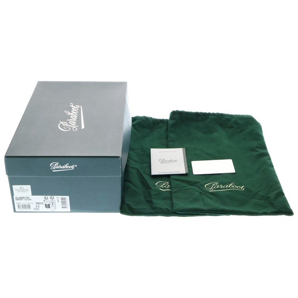 PARABOOT(パラブーツ) VILLANDRY ヴィランドリー Uチップレザーレースアップシューズ FR6.5 230213 ブラウン