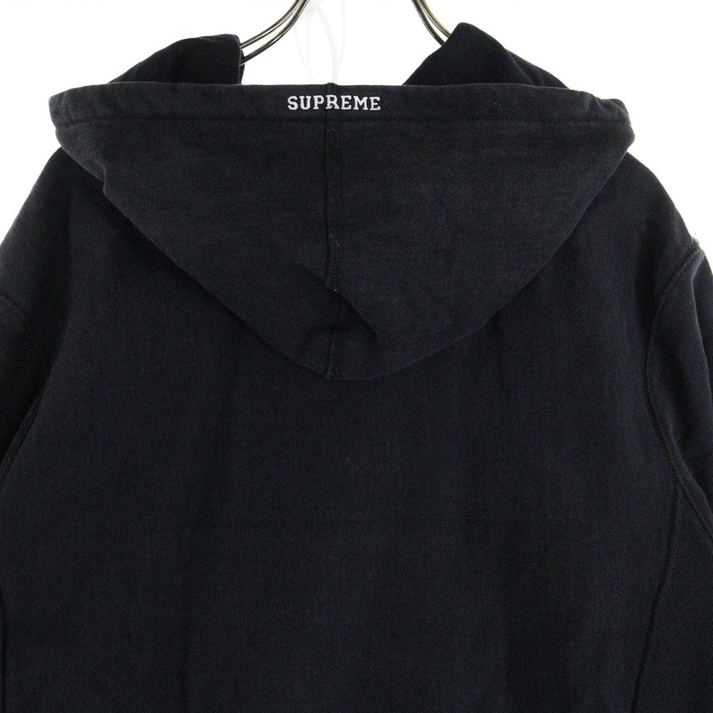 SUPREME(シュプリーム) 19AW S Logo Hooded Sweatshirt Sロゴ フーデッドスウェットシャツ ロゴパッチプルオーバーパーカー ブラック