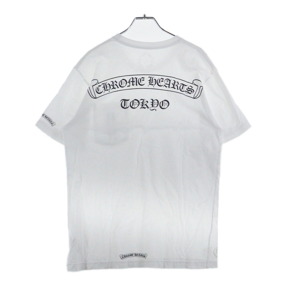 CHROME HEARTS(クロムハーツ) CH T-SHIRT LTD TOKYO 東京限定 バックスクロールプリント 半袖Tシャツ ホワイト