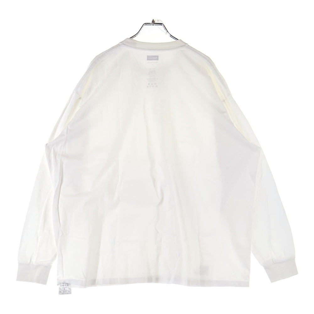 FreshService(フレッシュサービス) ロゴプリントL/S Tシャツ クルーネック長袖Tシャツ ホワイト