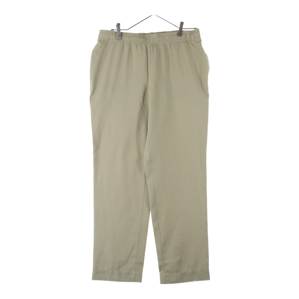 M.I.D.A.(ミダ) テーパードパンツ ドローストリングナイロンスラックス M211803 ブラウン