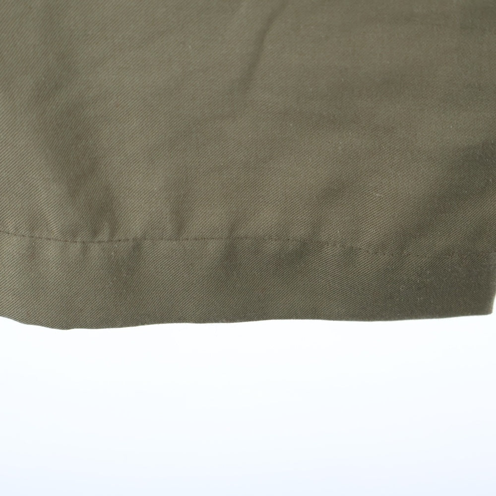 M.I.D.A.(ミダ) テーパードパンツ ドローストリングナイロンスラックス M211803 ブラウン