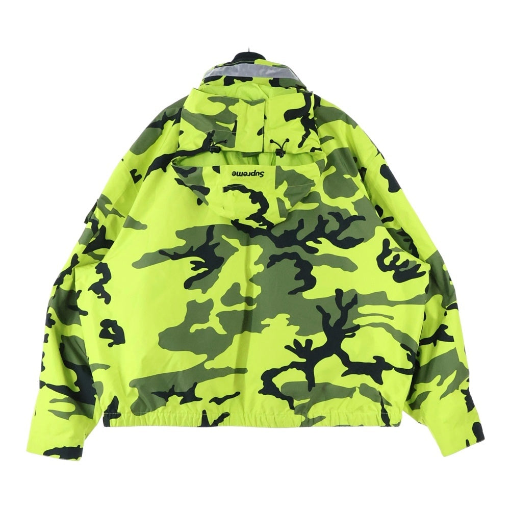 SUPREME(シュプリーム) 25SS 2-in-1 GORE-TEX Shell Quilted Liner Vest ゴアテックス ベスト切替 カモフラージュ 迷彩ナイロンジャケット イエロー