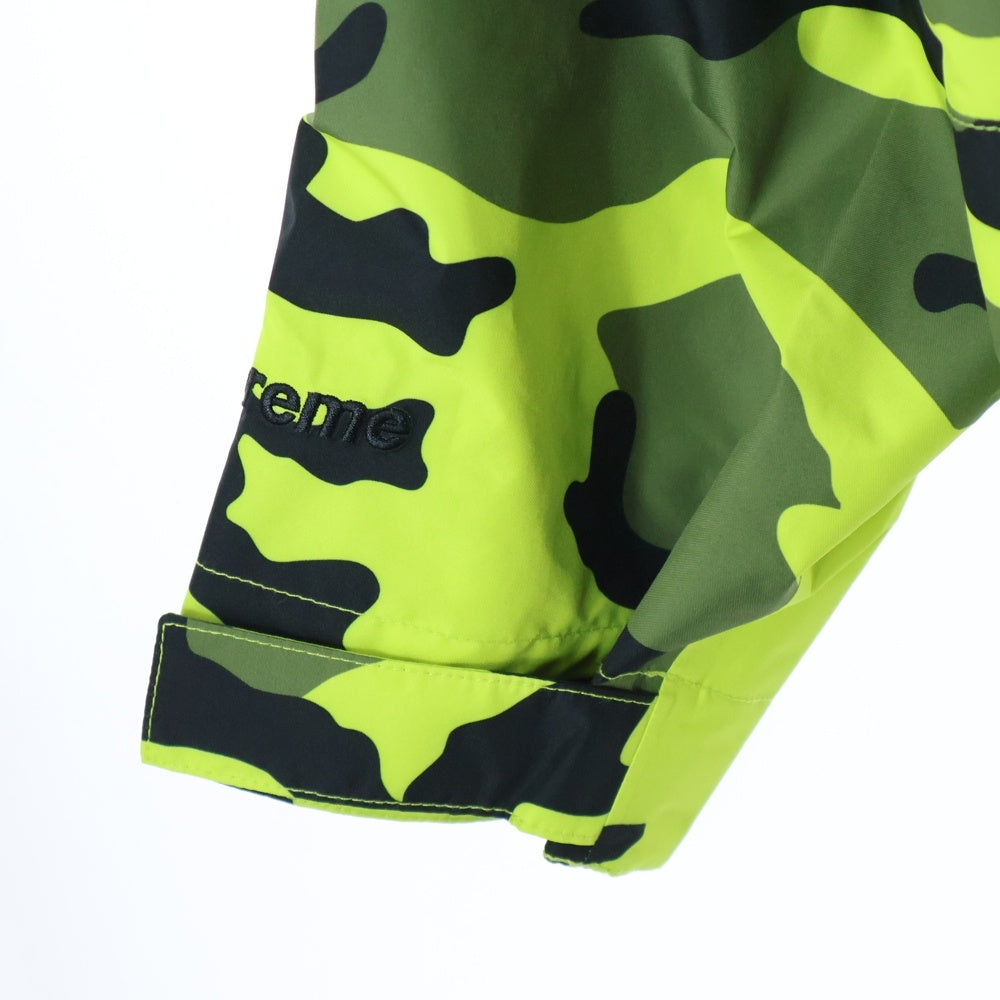 SUPREME(シュプリーム) 25SS 2-in-1 GORE-TEX Shell Quilted Liner Vest ゴアテックス ベスト切替 カモフラージュ 迷彩ナイロンジャケット イエロー