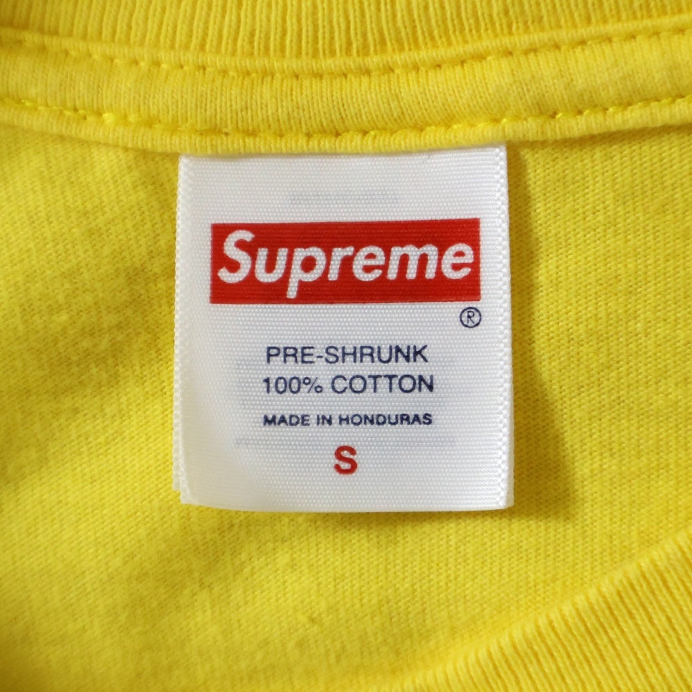 SUPREME(シュプリーム) 24AW Mister Cartoon Pow Tee ミスターカートゥーン 半袖Tシャツ イエロー