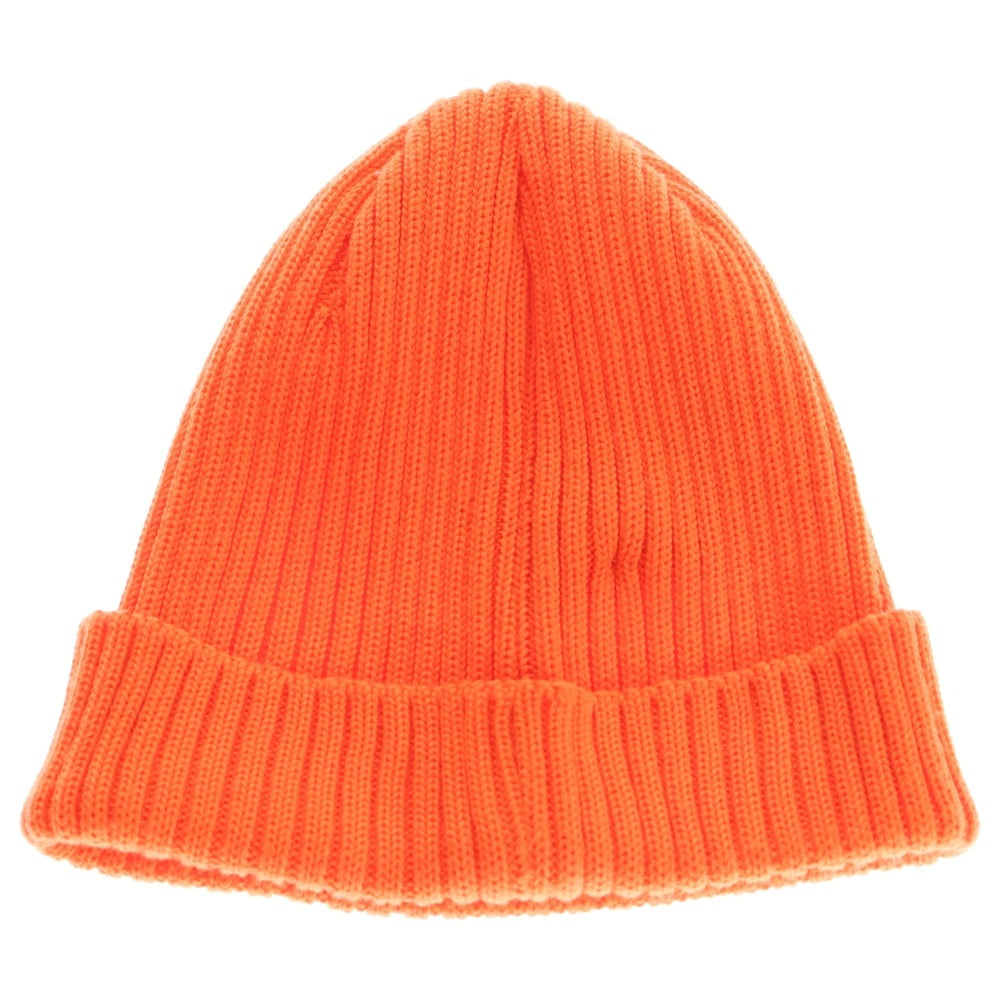 SUPREME(シュプリーム) 24SS Overdyed Beanie ボックスロゴ ニットビーニー ニット帽 帽子 オレンジ