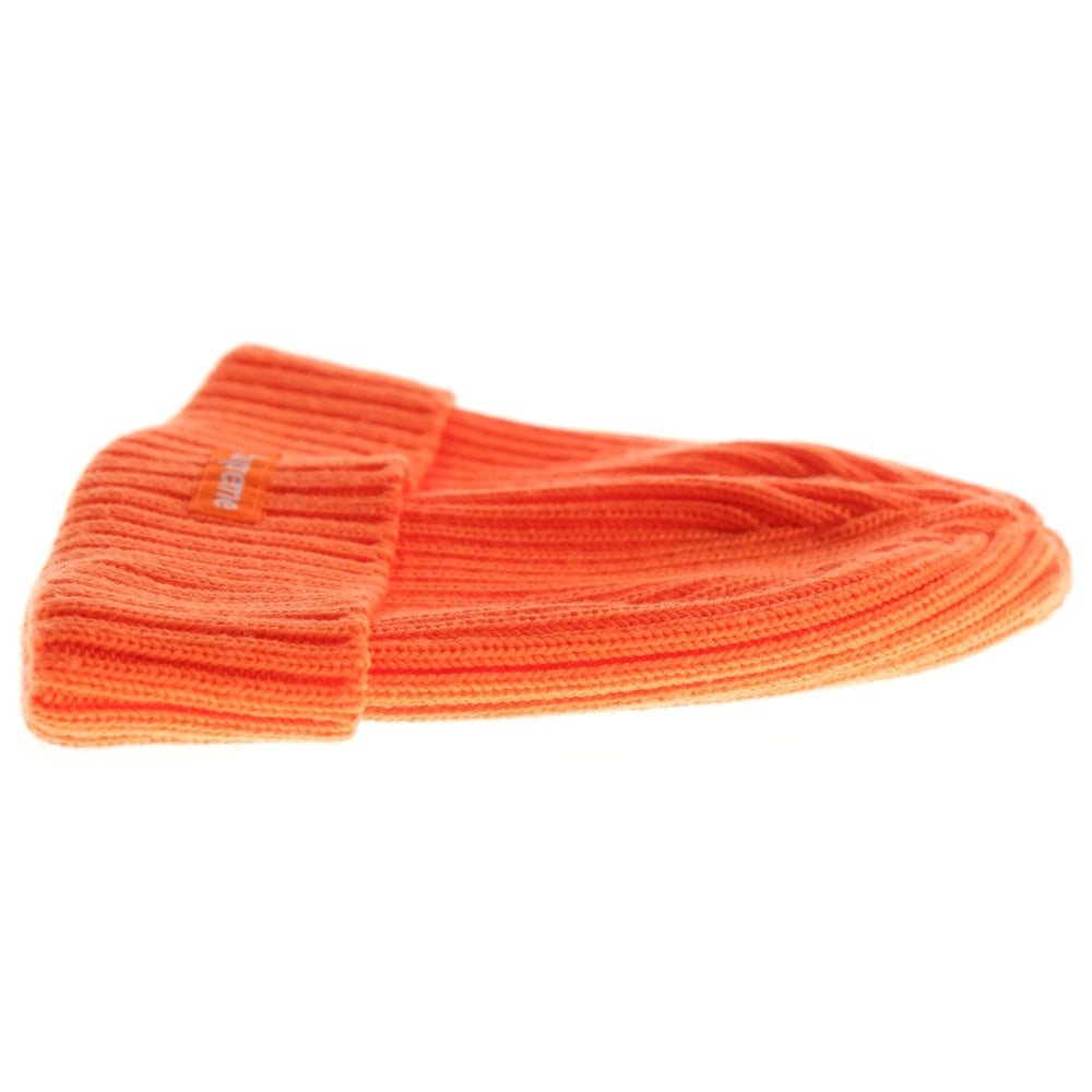 SUPREME(シュプリーム) 24SS Overdyed Beanie ボックスロゴ ニットビーニー ニット帽 帽子 オレンジ