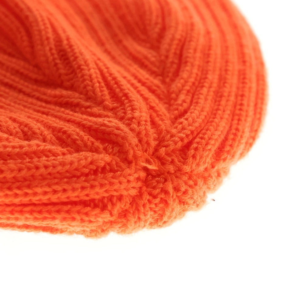 SUPREME(シュプリーム) 24SS Overdyed Beanie ボックスロゴ ニットビーニー ニット帽 帽子 オレンジ
