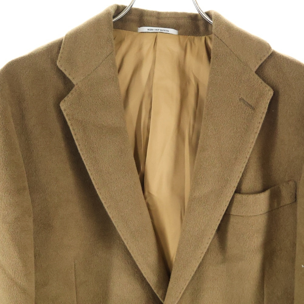 UNITED ARROWS(ユナイテッドアローズ) WORK TRIP OUTFITS ワークトリップアウトフィッツ 2B ウール混 ロングコート ブラウン 3325-116-0065