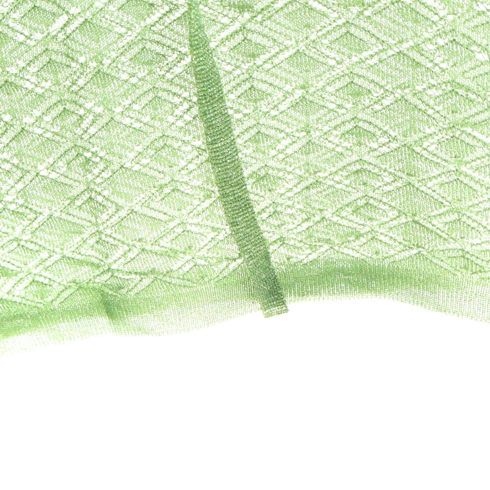 ROSE BUD(ローズバッド) Lace Glitter Knit Skirt レースラメニットスカート レイヤードニットスカート レディース 600-0234005 グリーン