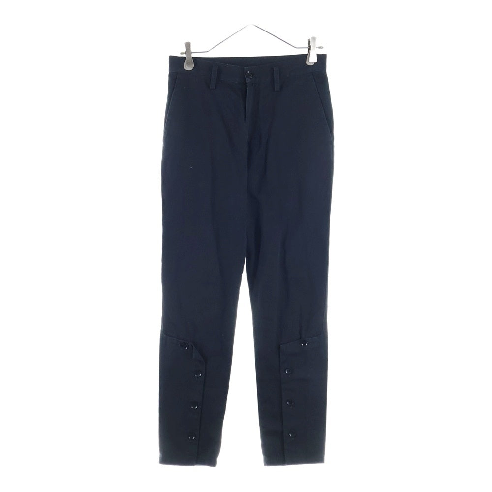 Yohji Yamamoto + NOIR(ヨウジヤマモトプリュスノアール) 19AW RAGNE KIKAS ラグネ キカス 裾ボタンテーパードパンツ レディース NC-P11-010 ブラック