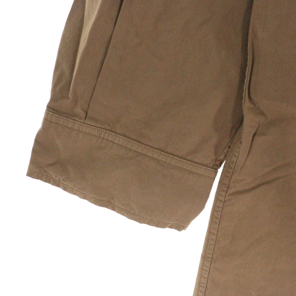 DRKSHDW(ダークシャドウ) JUMBO OUTERSHIRT ジャンボアウターシャツ 長袖シャツ ブラウン DU01D1297-P