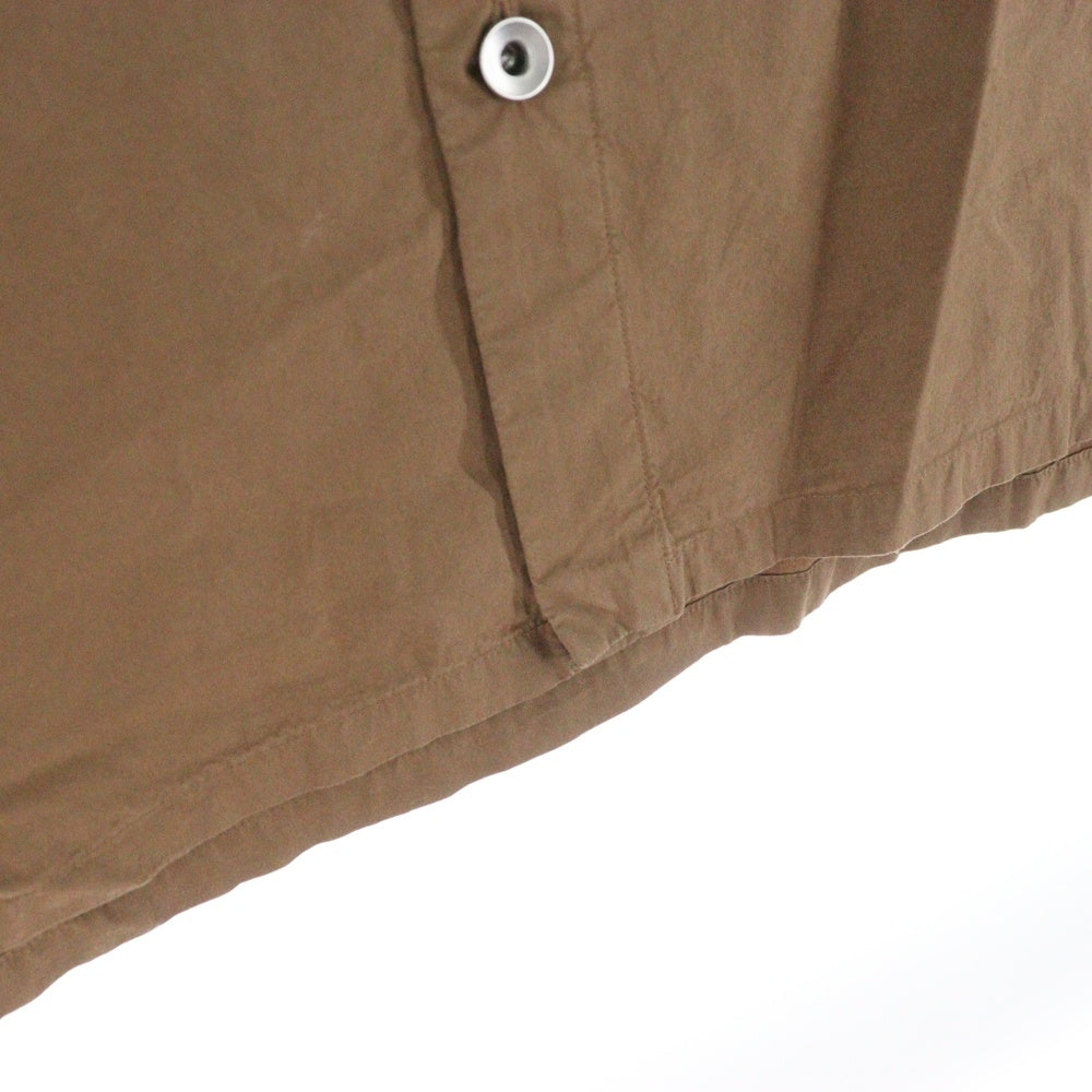 DRKSHDW(ダークシャドウ) JUMBO OUTERSHIRT ジャンボアウターシャツ 長袖シャツ ブラウン DU01D1297-P