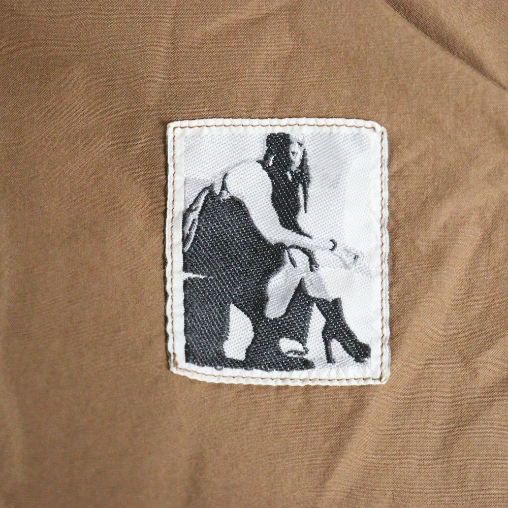DRKSHDW(ダークシャドウ) JUMBO OUTERSHIRT ジャンボアウターシャツ 長袖シャツ ブラウン DU01D1297-P