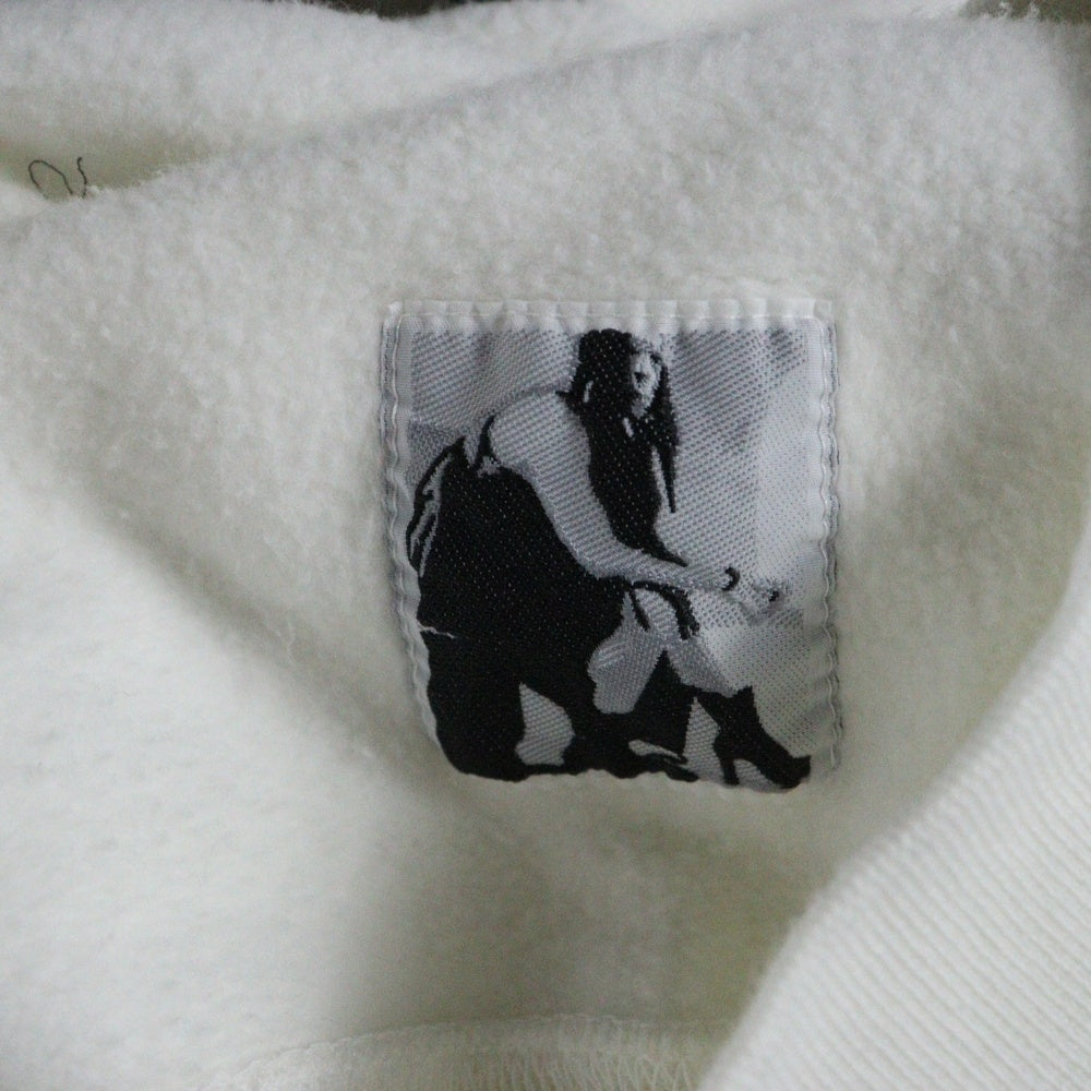 DRKSHDW(ダークシャドウ) HOODIE ロゴプリント プルオーバースウェットパーカー フーディー ホワイト DS01D1245-FEP2