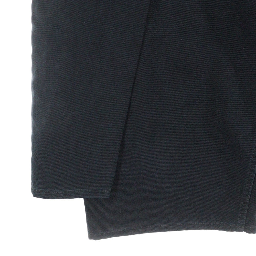 BALENCIAGA(バレンシアガ) Double Side Pants ダブルサイドパンツ ワイドパンツ ブラック 767983 TNW11
