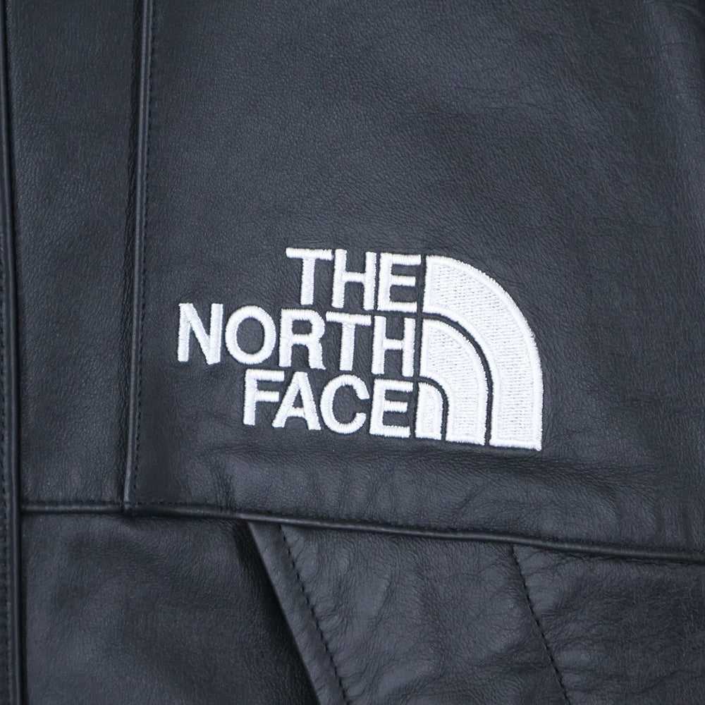SUPREME(シュプリーム) 18AW ×THE NORTH FACE Leather Mountain Parka ノースフェイス レザーマウンテンパーカー ブラック NP61807I